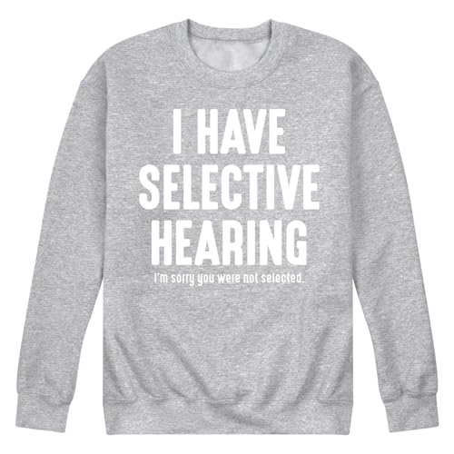 Instant Message - Selective Hearing - Men's Crew Fleece