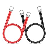 【Amplia aplicación】Cable arranque bateria de coche profesionales se utilizan ampliamente en automóviles, camiones, barcos, energía solar, cableado de batería, cable de tierra, aplicaciones de cableado automático y otras aplicaciones de cortacésped.