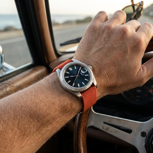 Image of WAMD Elastic Parachute Style Watch Straps /Bands - 20mm and 22mm Elastic Watch Straps - Multicolour Options