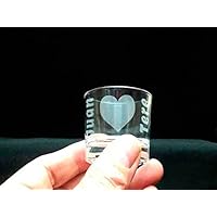 regalo grabado - Pack 6 Vaso Chupito Personalizado 4cl | Vasos