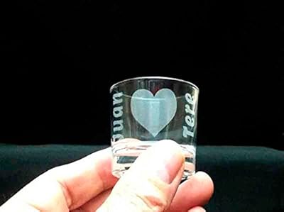 regalo grabado - Pack 6 Vaso Chupito Personalizado 4cl | Vasos de Cristal Grabados con Nombre o Dibujo | Ideal para Cumpleaños y Eventos, Transparente, Vidrio | 6 Unidades | Ya disponible en tu tienda friki favorita! En mundofriki.es!