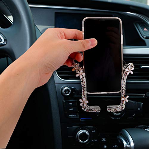 Suporte universal para celular para carro Baluue Crystal Suporte para celular para saída de ar do ca