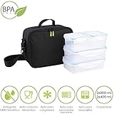 Con asa superior y bandolera extensible; además cuenta con 2 bolsillos, uno exterior para guardar llaves, telefono, carteras y otro interior para guardar los cubiertos y servilletas