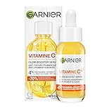 Garnier Vitamin C Serum for Face, Brightening Serum with 4% [Vitamin C + Niacinamide + Salicylic Acid], Dark Spot Reducer & Evens Skin Tone, Suitable for Sensitive Skin, 30ml