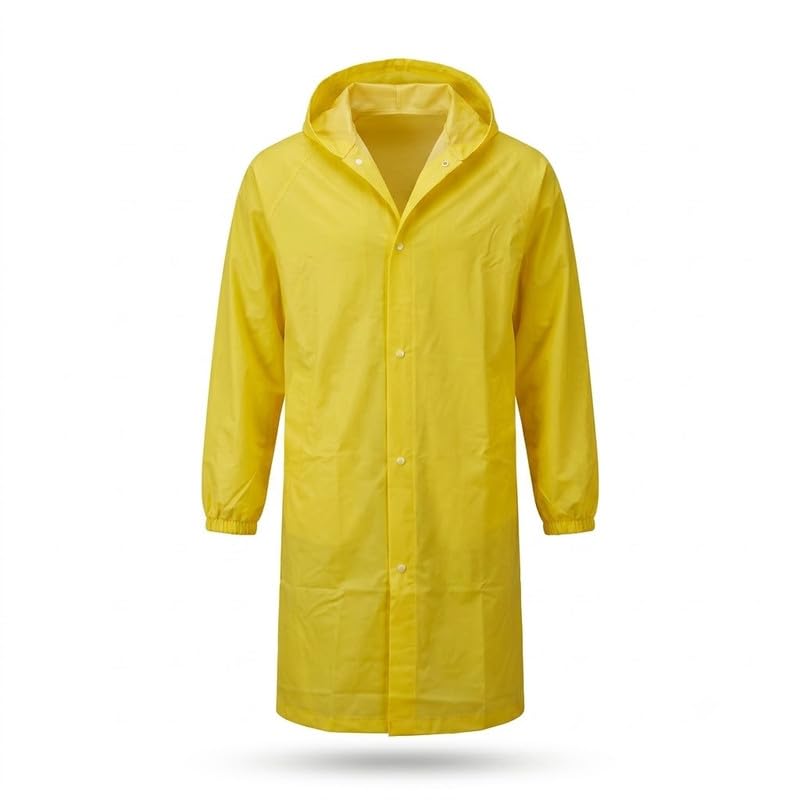 𝟏 𝐘𝐞𝐚𝐫 𝐖𝐚𝐫𝐫𝐚𝐧𝐭𝐲 Foldable Waterproof Raincoat for Men and Women, Hooded Reusable Rain Jacket, Compact Rain Wear for Outdoor Work, Bike Riding and Trekking.-image-46