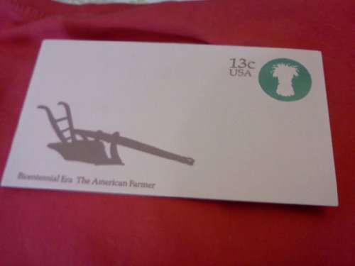 13 Cent Envelope Bicentennial Stamped Envelope Celebrating the American Farmer