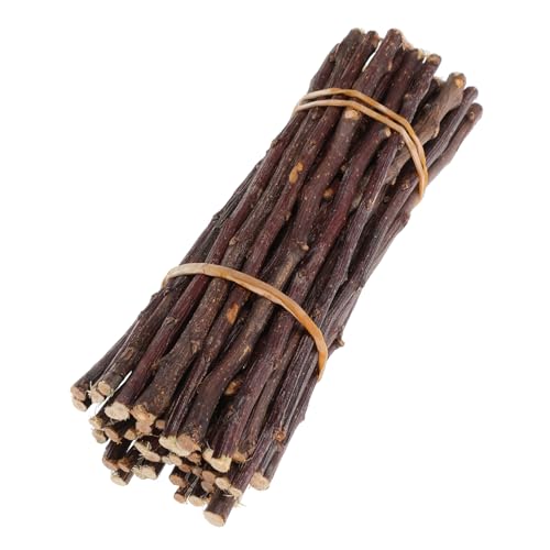 Operitacx 50pcs Log Section Birch Twigs and Branches for Vases Craft Twigs Sticks DIY Tree Branches Macrame Dowel Rods Twigs for Crafts Large Craft Sticks Birch Tree Branches Wood Brown