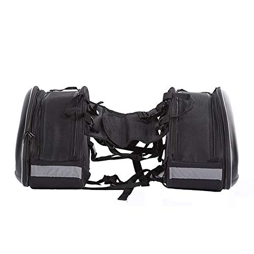 Alforjas Moto,Bolsa Trasera Moto Lado del casco de la motocicleta del bolso del recorrido de la cola de la motocicleta del asiento del bolso multifunción posterior de la motocicleta bolsa de alta capa