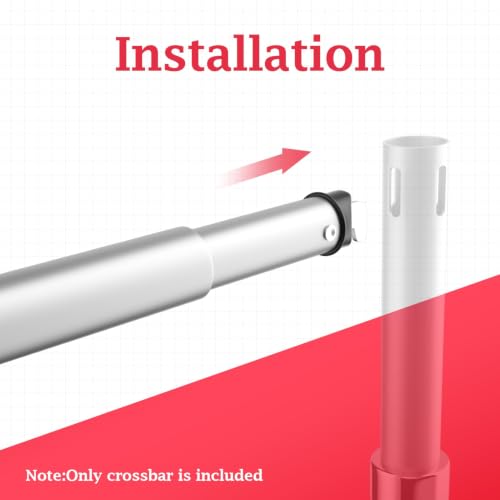 Image of EMART 4ft-10ft Pipe and Drape Adjustable Crossbar for Backdrop Stand