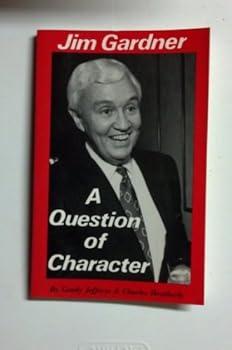 Paperback Jim Gardner: A Question of Character Book