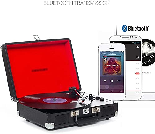 Tourne-disques, Tourne-Disque Vinyle rétro, phonographe Bluetooth Portable Tourne-Disque à 3 Vitesses avec intégré… - Les Beatles, Paul McCartney, John Lennon, RIngo Starr, George Harrison Tourne-disques, Tourne-Disque Vinyle rétro, phonographe Bluetooth Portable Tourne-Disque à 3 Vitesses avec intégré… – Image 3