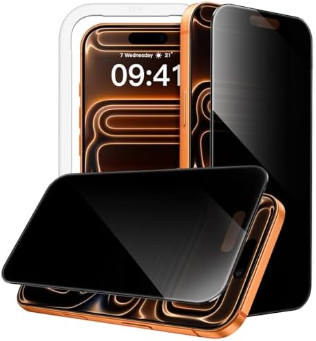 JETech 360 Degree Privacy Screen Protector for iPhone 17 Pro Max ...