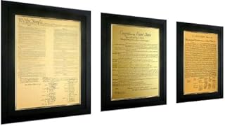 Declaration of Independence, Constitution & Bill of Rights Quality Replica Set
