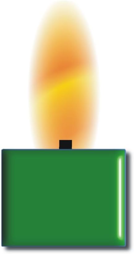 TrendLight Candle Holder, neon Green