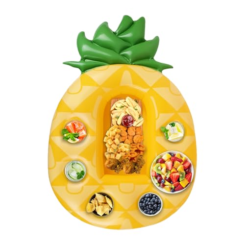 Porte-gobelet Gonflable - Tapis à Boisson Tropical, Plateau à Boisson Gonflable | Flotteur coloré, Accessoire pour Bar à Eau, Accessoire pour activités de Natation, divertissements aquatiqu