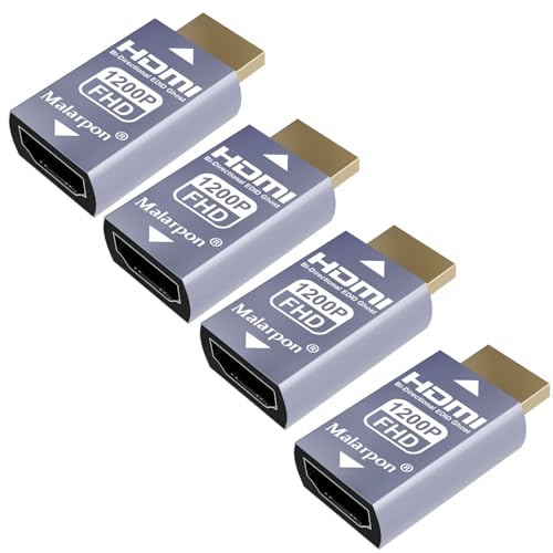 Malarpon Hdmi Edid Emulator Passthrough 3rd Generrtion Aluminum fit Headlesskeep The EDID of The Monitor Active Switches and Extenders 1920x1200@59Hz 6P by Malarpon - Used condition - US$46.56