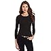 Three Dots Women's Long Sleeve Crew Neck Tee
