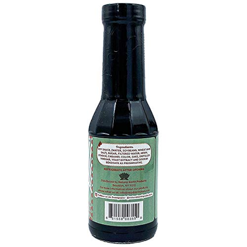 Natural Earth Products Sweet Sushi Sauce, Imitation Eel Sauce, Unagi, No Msg, Kosher Certified, 12 Oz Glass Bottle (2 Pack, Total Of 24 Oz) #TOP3
