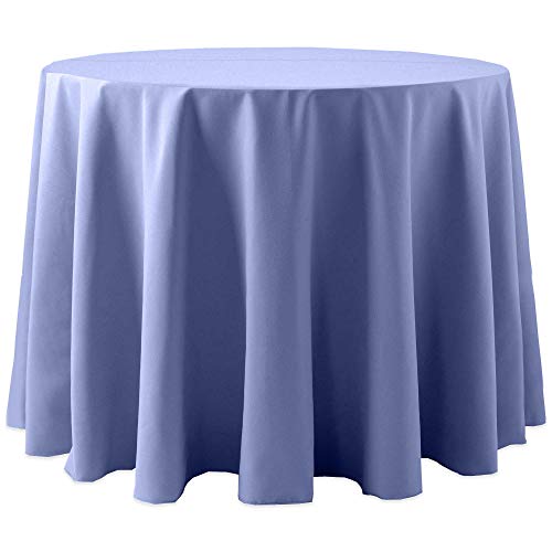 Ultimate Textile Fitted Cotton-Feel Tablecloth, Periwinkle, 2 Pack