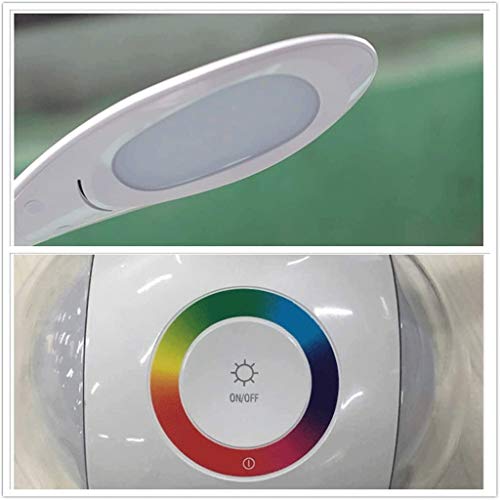 Lampe de bureau LED sans fil portable et flexible à commande tactile