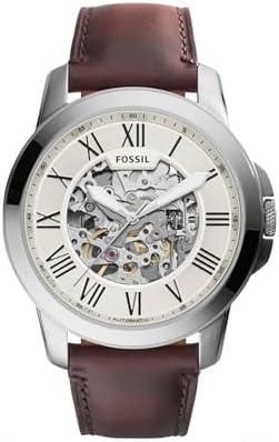 Fossil Grant Reloj mecánico automático de acero inoxidable para h...
