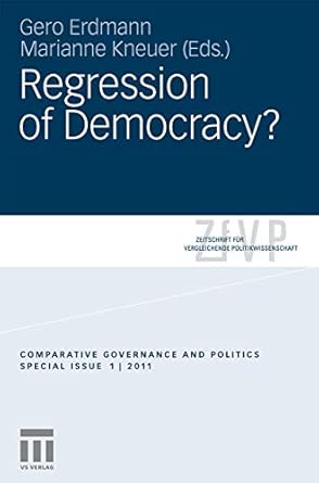 Regression of Democracy? 2011th Edition book cover