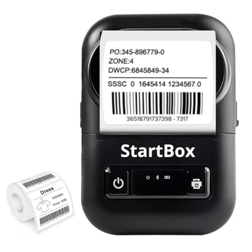 Impressora de Etiquetas Térmicas Inteligente Térmica Bluetooth iOS Android Windows Personalize Suas