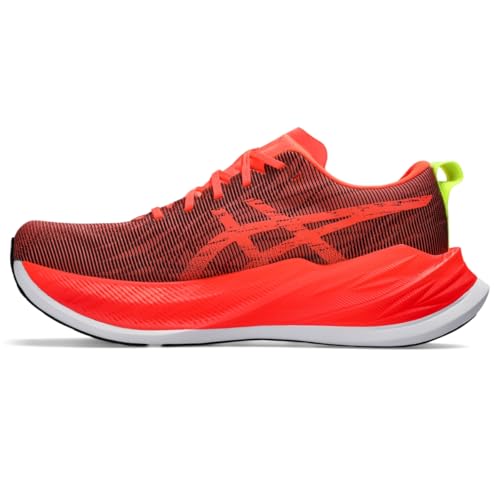 ASICS ASICS Unisex SUPERBLAST Running Shoe, 10M / 11.5W, Sunrise RED/Black