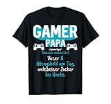 Lustige Gamer Papa Vatertagsgeschenke Vatertag