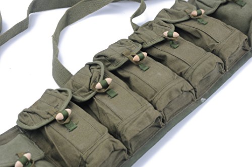 Chinese Military Surplus SKS Type 63 Chest Rig Bandolier Ammo Pouch 7.62x39 7 Pocket Chest Pouch Rig - Image 6