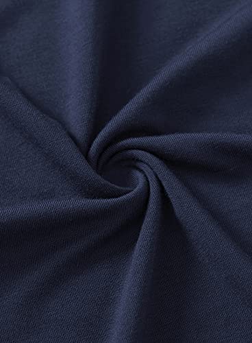 Latuza Men'S Viscose Crew Neck Short Sleeves Pajama Sleep Shirt Xxl Navy thumb #5