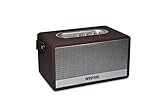 Aiwa MI-X180 - Altavoz Bluetooth estéreo Retro Heritage (AVRCP Bluetooth, A2DP Bluetooth, 80 W, TWS, reproducción de Audio de Alta fidelidad,...