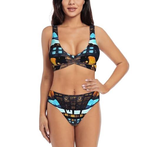 Maillot de bain 2 pièces cockpit avion osez l'originalité et assumez vos formes cet été