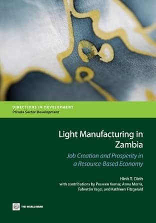 Light Manufacturing in Zambia (Directions in Development: Private Sector Development): Job Creation and Prosperity in a Resource-Based Economy-Wow! eBook