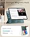 ESR for iPad(A16) 11th/10th Generation Case(2025/2022,10.9 Inch), Convenient Magnetic Attachment, Two-Way Trifold Stand, Lightweight Protection, Auto Sleep/Wake, Rebound Series, Green