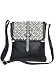 Rhinestone Sparkle Top Bling Cross Body Bag Black