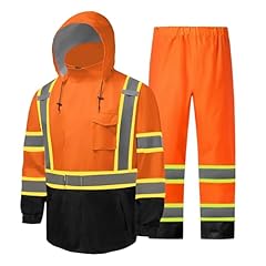 Hi Vis Orange Black Bottom-set