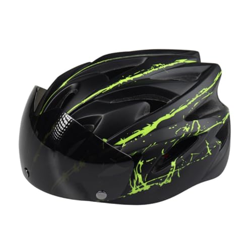 Casco de bicicleta con gafas magnéticas que evita insectos y sudor en los ojos