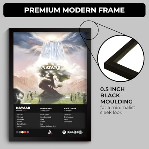 Image of Funk You Store Seedhe Maut Poster | Album Cover Framed A4 Poster of Desi Hip Hop Artist | DHH Album Cover Frame | Sleek Aesthetic Frame for Wall, Room Decor, Gifting, Study Table (F 135)