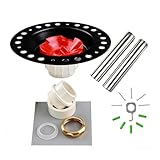 Freestanding Bathtub Rough-in Kit With Stainless Steel Tail Pipe and PVC Adapter Compatible with All Freestanding Bathtubs, Standard Bathtubs and Floor Mounted Bathtub - Fit 1-1/2' Bathtub Drains