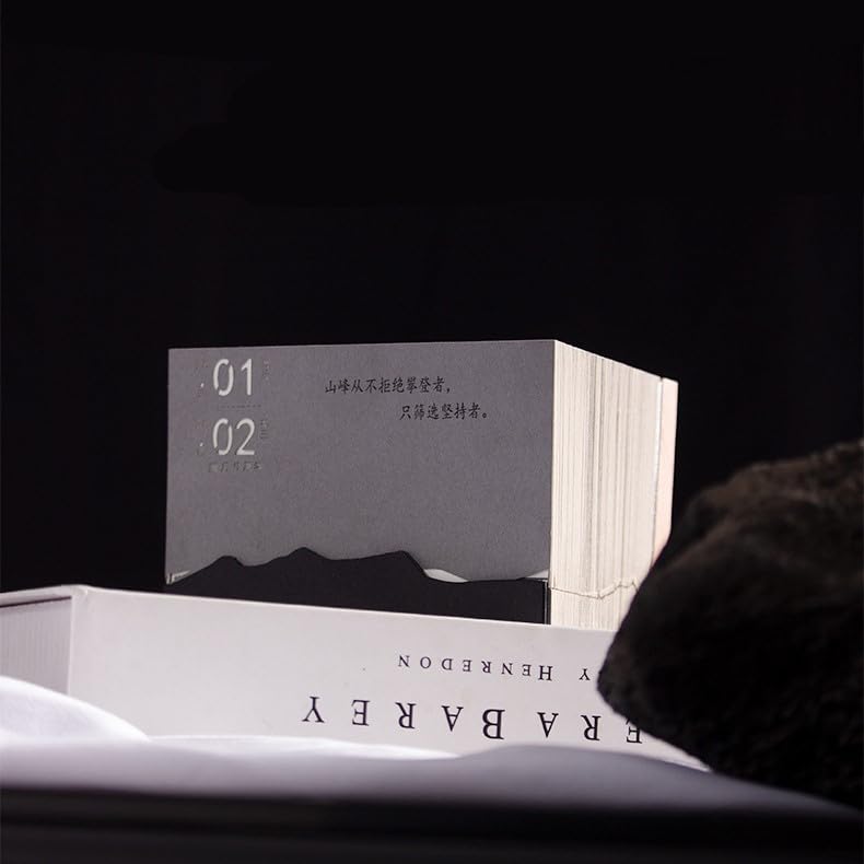 Kalendarz 3D 2025, Mt. Everest 3D, kreatywny kalendarz biurkowy do samodzielnego wykonania, notatki, papierowy kalendarz, dekoracja na biurko, rzeźba, prezent, szkoła, dom, biuro