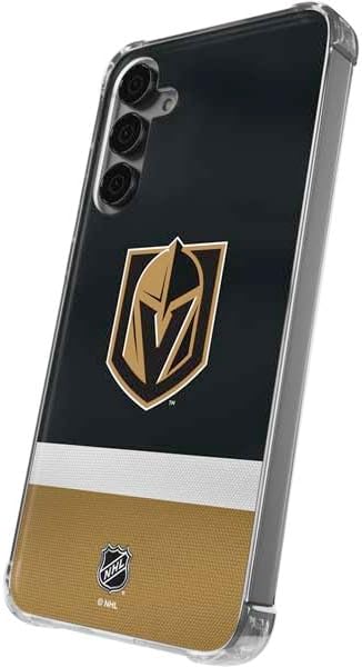 Skinit Clear Phone Case Compatible with Galaxy S24 Plus - Officially Licensed NHL Vegas Golden Knights Jersey Design