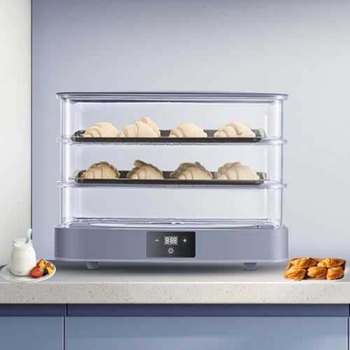 Bread Fermentation Box,Dough & Yogurt Proofer – Auto Humidity,20-45°c Adjustable,24h Timer,Detachable for Home Baking