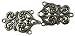 A Larger Tele Liten Pewter Cloak Clasp - 3.5" Long X 1.25" Tall