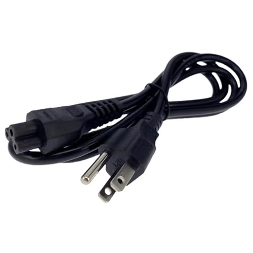 ThtRht 2 Pack Laptop Power Cord Replacement Universal 3 Prong AC Power Cable for Dell HP Acer Asus Lenovo IBM Sony Fujitsu Gateway Ultrabook Chromebook Notebook AC Adapter Laptop Charger