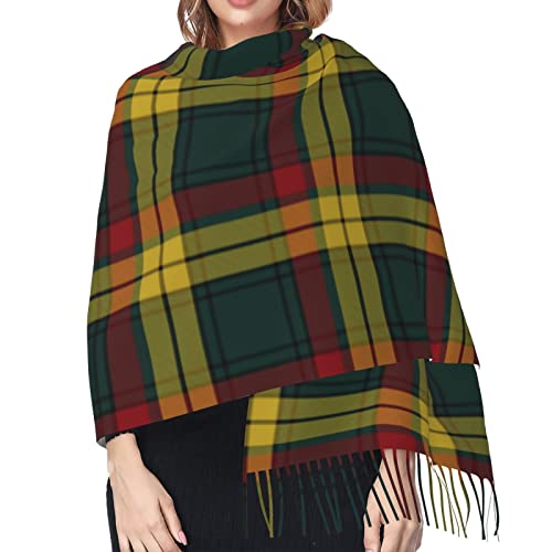 Winter Warm Wrap Shawl Devon Companion District Tartan Print Scarves Blanket Scarf For Women Men4