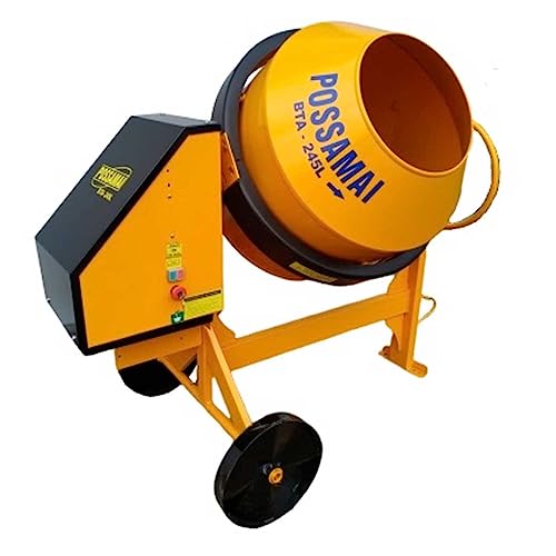 Betoneira 245l C/Motor 1cv 4p Mono Possamai
