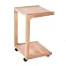 Produktbild PENGFEI Laptop Betttablett Tragbare Stehen Schlafsofa Tisch Multifunktion Rolle Lager Buche Holzfarbe, 390x345x600MM