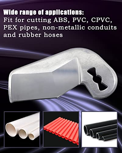 48-44-0405 M12 Pvc Replacement Shear Blade Compatible With Milwaukee Plastic Pipe, Fit For 2470-20, 2470-21, Pvc, Cpvc, Abs, Pex (2 Pack) #TOP3