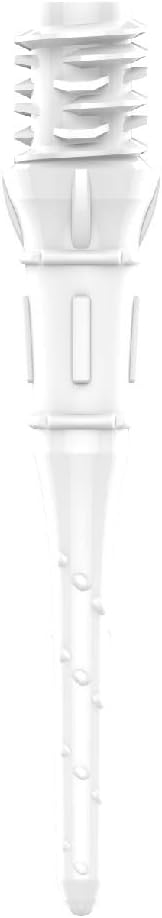 LSTYLE Premium Lippoint Soft Tip Dart Points – 2BA Thread – Regular Length – 60 Count – White
